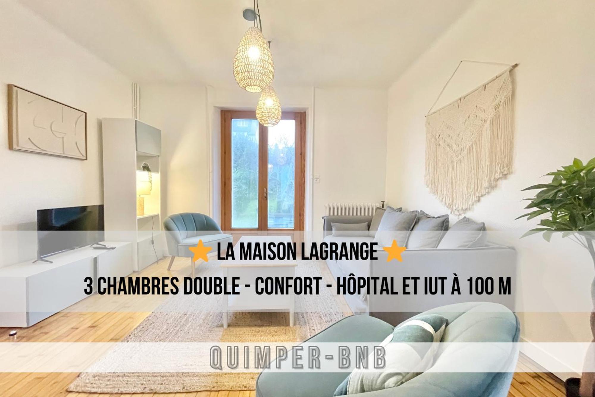 Maison Lagrange - 4 Chambres Quartier Iut Hopital Quimper Esterno foto