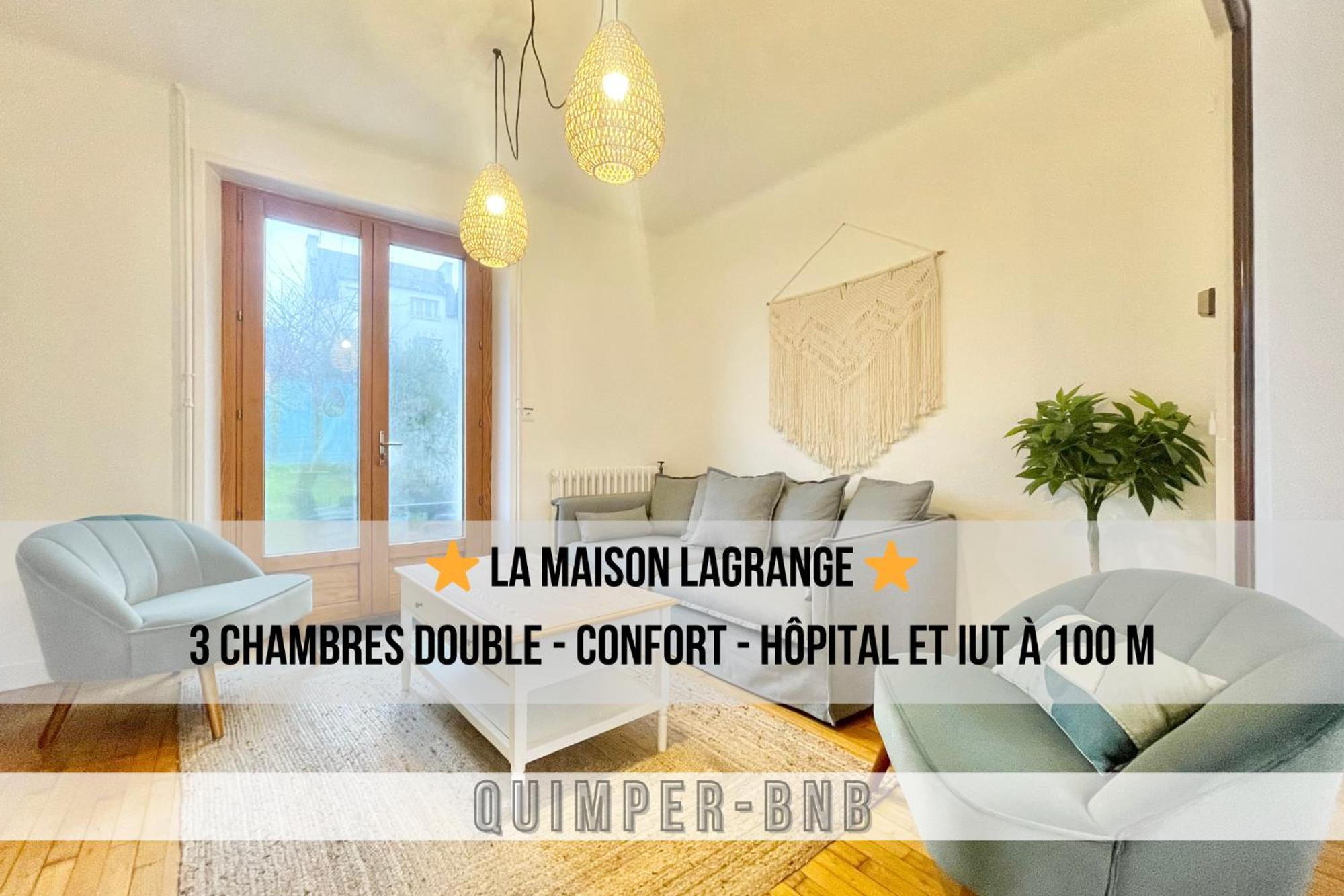 Maison Lagrange - 4 Chambres Quartier Iut Hopital Quimper Esterno foto