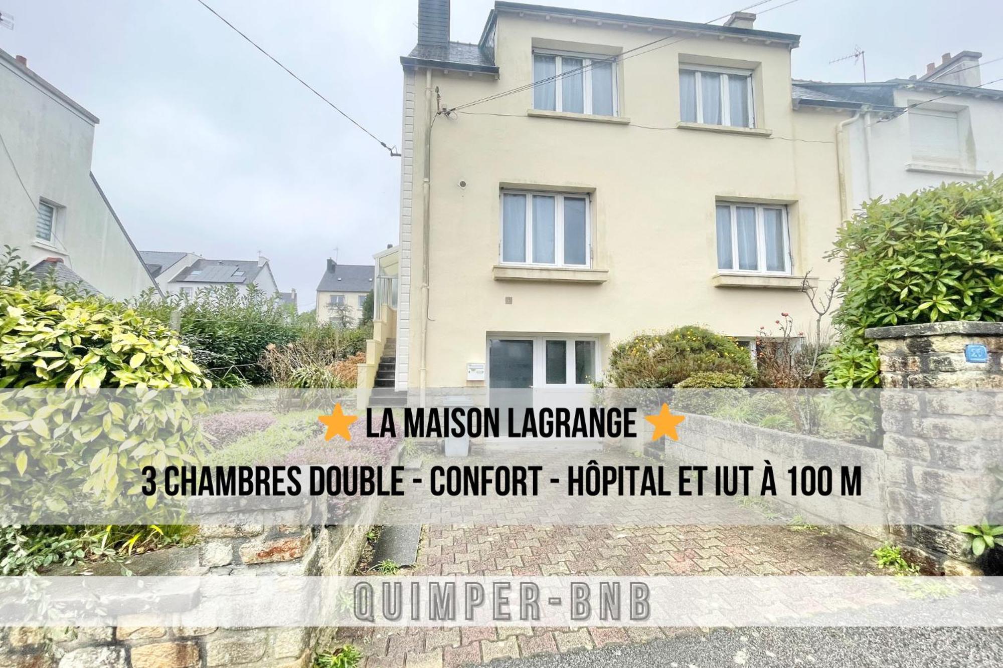 Maison Lagrange - 4 Chambres Quartier Iut Hopital Quimper Esterno foto