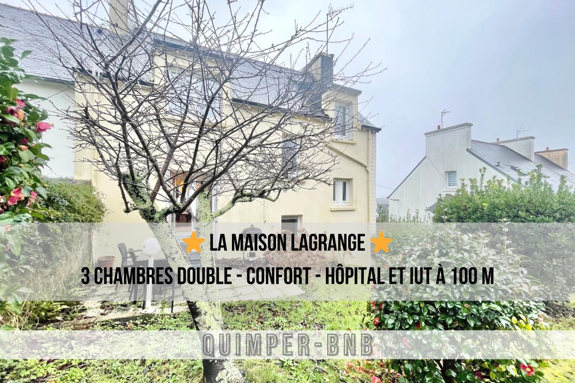 Maison Lagrange - 4 Chambres Quartier Iut Hopital Quimper Esterno foto